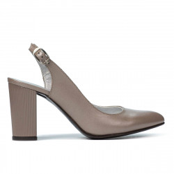 Női szandál 1281 capuccino gyöngyház