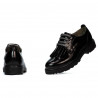 Pantofi casual dama 6025 lac negru
