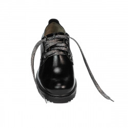Pantofi casual dama 6025 lac negru