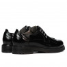 Pantofi casual dama 6025 lac negru