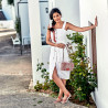 Sandale dama 5061 ginger+alb lifestyle