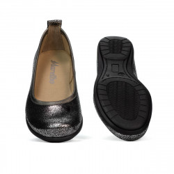 Pantofi copii 100-1 argintiu sidef