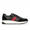 Pantofi sport dama 6030 negru+rosu