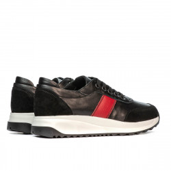 Pantofi sport dama 6030 negru+rosu