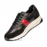 Pantofi sport dama 6030 negru+rosu