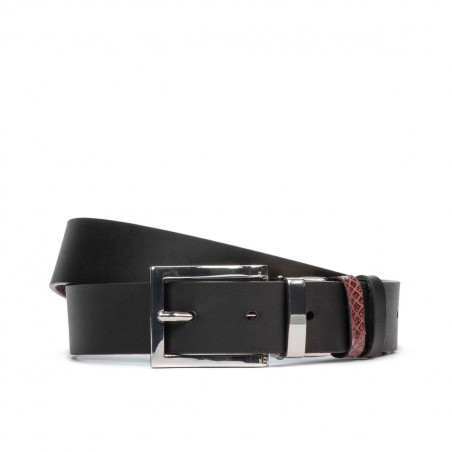 Curea dama 19m negru+piton bordo (bicolor)