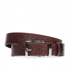 Curea dama 19m negru+piton bordo (bicolor)