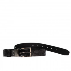 Curea dama 18m negru+piton negru