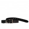 Curea dama 18m negru+piton negru