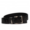 Curea dama 18m negru+piton negru