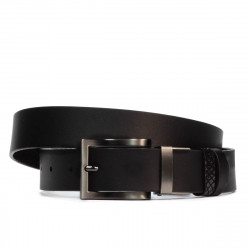 Curea dama 18m negru+piton negru
