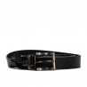Curea dama 18m negru+piton negru