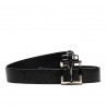 Curea dama 18m negru+piton negru