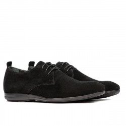 Pantofi casual barbati 816 negru velur