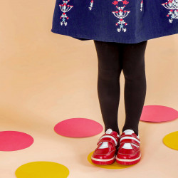 Kisgyermek cipők 64c piros+fehér lifestyle