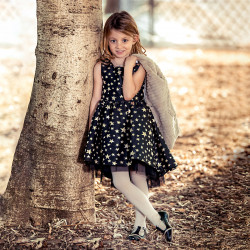 Kisgyerek cipők 62c fekete lakk+bézs lifestyle