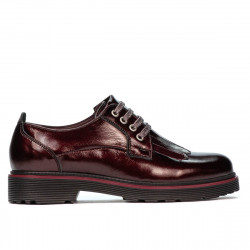 Pantofi casual dama 6025 lac bordo