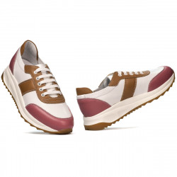 Pantofi sport dama 6030 roz+alb