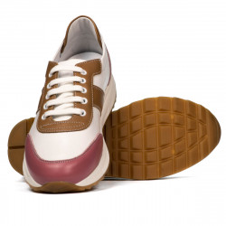 Pantofi sport dama 6030 roz+alb