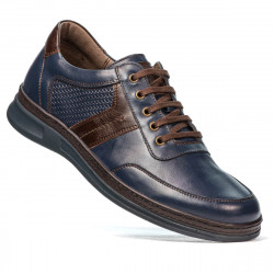 Pantofi casual/sport  barbati 919 indigo combinat