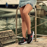 Pantofi sport dama 6030 negru+rosu