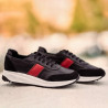 Pantofi sport dama 6030 negru+rosu