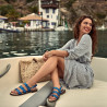 Sandale dama 5069 albastru electric
