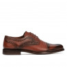 Pantofi eleganti barbati 880 a coniac combinat