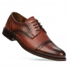 Pantofi eleganti barbati 880 a coniac combinat