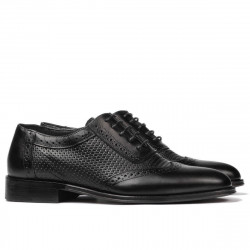 Pantofi eleganti barbati 922 negru combinat