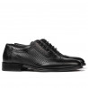 Pantofi eleganti barbati 922 negru combinat