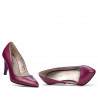 Pantofi eleganti dama 1234 ciclam sidef