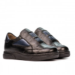 Pantofi copii mici 70c negru combinat