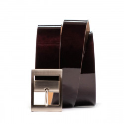 Női öv 02m lakk bordó