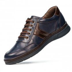 Pantofi casual/sport  barbati 919m indigo combinat