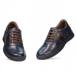 Pantofi casual/sport  barbati 919m indigo combinat