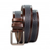 Curea barbati 18b maro+biz indigo