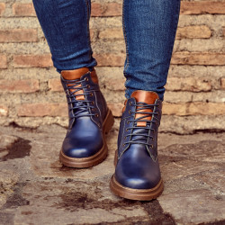 Ghete barbati 4119 indigo combinat lifestyle