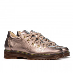 Női alkalmi cipő 6026 vörösréz