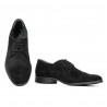 Pantofi eleganti adolescenti 388 negru velur 