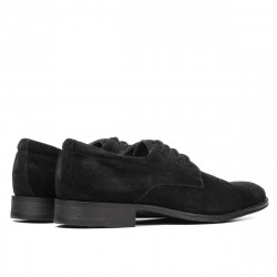 Pantofi eleganti adolescenti 388 negru velur 