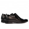 Pantofi eleganti barbati 740 lac negru combinat