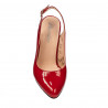 Sandale dama 1236 lac rosu