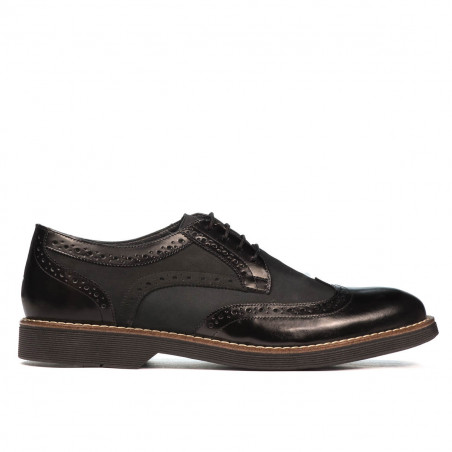 Pantofi casual barbati 826 negru combinat