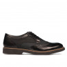 Pantofi casual barbati 826 negru combinat