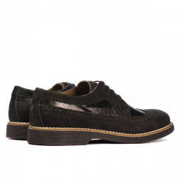 Pantofi casual barbati 829 bufo negru combinat