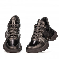Ghete dama 3351 negru combinat