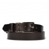 Curea dama 22m bordo+negru