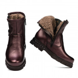 Gyerek bakancs 3020 gyöngyház lila