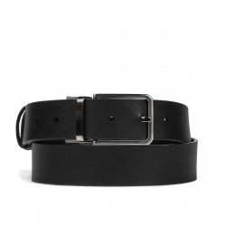 Curea barbati 35b negru+negru mat